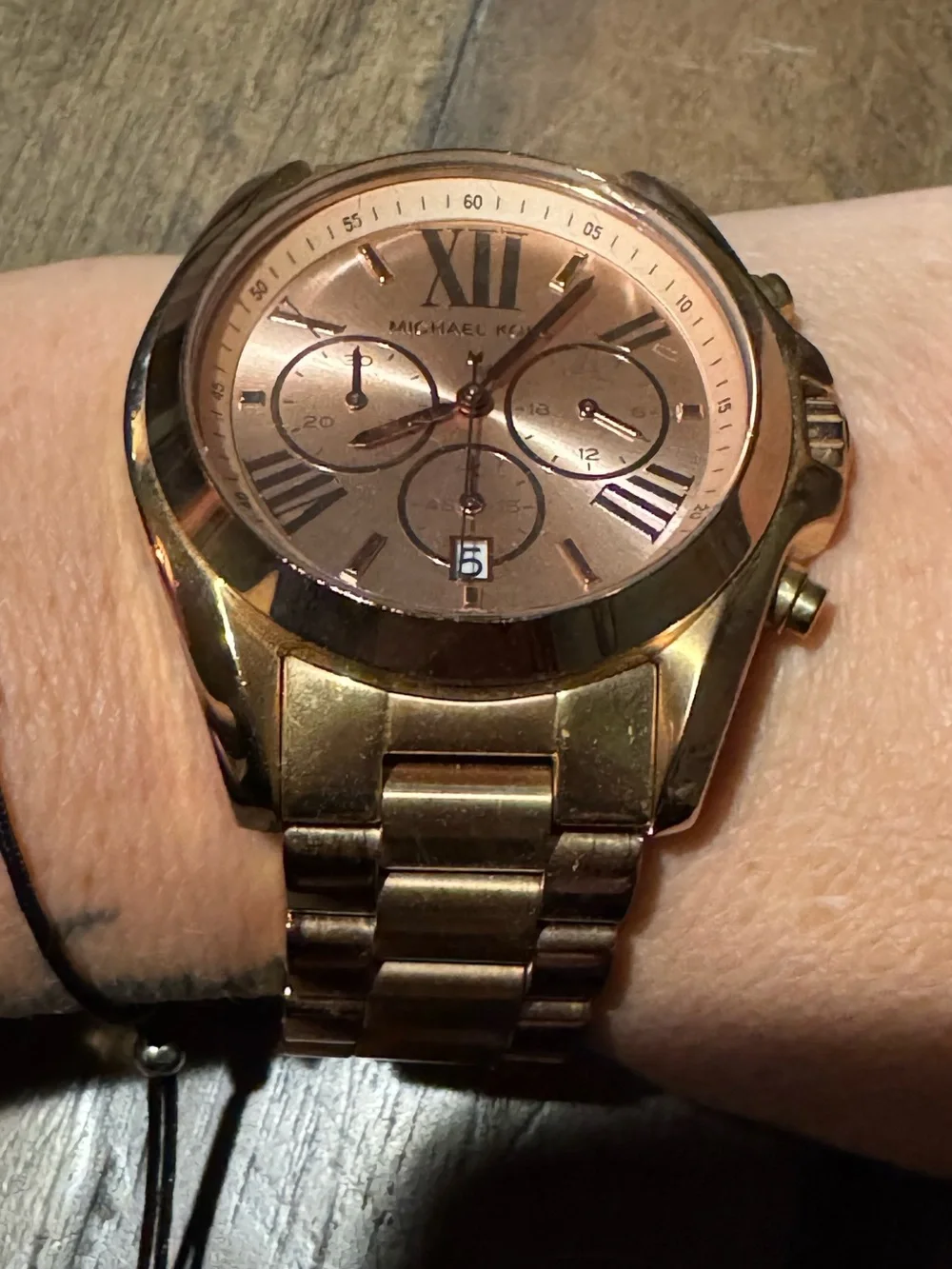 Michael Kors Rose Gold Women's Chronograph Bracelet Watch mk5503